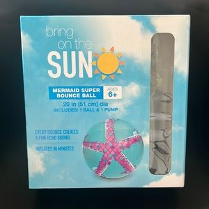 Sun mermaid super bounce ball